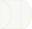 Eggshell White Gate Fold Invitation Style C (5 1/4 x 7 1/4)
