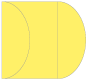 Factory Yellow Gate Fold Invitation Style C (5 1/4 x 7 1/4) - 10/Pk
