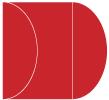 Red Pepper Gate Fold Invitation Style C (5 1/4 x 7 1/4)