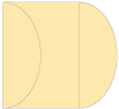 Peach Gate Fold Invitation Style C (5 1/4 x 7 1/4)