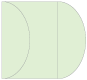 Green Tea Gate Fold Invitation Style C (5 1/4 x 7 1/4) - 10/Pk