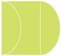 Citrus Green Gate Fold Invitation Style C (5 1/4 x 7 1/4) - 10/Pk