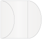 Pearlized White Gate Fold Invitation Style C (5 1/4 x 7 1/4) - 10/Pk