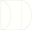 White Pearl Gate Fold Invitation Style C (5 1/4 x 7 1/4)