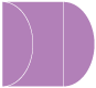 Grape Jelly Gate Fold Invitation Style C (5 1/4 x 7 1/4) - 10/Pk