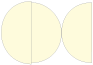 Crest Baronial Ivory Round Gate Fold Invitation Style D (5 3/4 Diameter) - 10/Pk