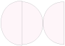 Light Pink Round Gate Fold Invitation Style D (5 3/4 Diameter) - 10/Pk
