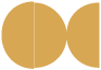 Serengeti Round Gate Fold Invitation Style D (5 3/4 Diameter) - 10/Pk