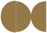 Tiger's Eye Round Gate Fold Invitation Style D (5 3/4 Diameter) - 10/Pk