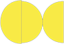 Lemon Drop Round Gate Fold Invitation Style D (5 3/4 Diameter) - 10/Pk