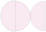 Lily Round Gate Fold Invitation Style D (5 3/4 Diameter) - 10/Pk