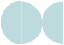 Textured Aquamarine Round Gate Fold Invitation Style D (5 3/4 Diameter) - 10/Pk
