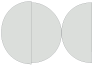 Fog Round Gate Fold Invitation Style D (5 3/4 Diameter) - 10/Pk
