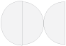 Soho Grey Round Gate Fold Invitation Style D (5 3/4 Diameter) - 10/Pk