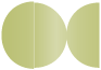 Mojito Round Gate Fold Invitation Style D (5 3/4 Diameter) - 10/Pk