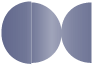 Blue Print Round Gate Fold Invitation Style D (5 3/4 Diameter) - 10/Pk