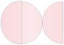 Rose Round Gate Fold Invitation Style D (5 3/4 Diameter) - 10/Pk