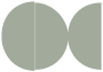 Pine Round Gate Fold Invitation Style D (5 3/4 Diameter) - 10/Pk
