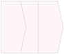 Light Pink Gate Fold Invitation Style E (5 1/8 x 7 1/8) - 10/Pk