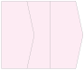 Pink Feather Gate Fold Invitation Style E (5 1/8 x 7 1/8) - 10/Pk