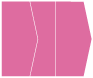 Raspberry Gate Fold Invitation Style E (5 1/8 x 7 1/8) - 10/Pk