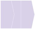 Purple Lace Gate Fold Invitation Style E (5 1/8 x 7 1/8)