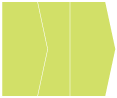 Citrus Green Gate Fold Invitation Style E (5 1/8 x 7 1/8)