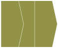 Olive Gate Fold Invitation Style E (5 1/8 x 7 1/8)