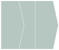 Dusk Blue Gate Fold Invitation Style E (5 1/8 x 7 1/8)