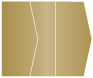 Antique Gold Gate Fold Invitation Style E (5 1/8 x 7 1/8) - 10/Pk