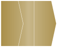 Antique Gold Gate Fold Invitation Style E (5 1/8 x 7 1/8)