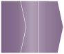 Purple Gate Fold Invitation Style E (5 1/8 x 7 1/8) - 10/Pk
