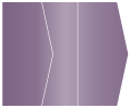 Metallic Purple Gate Fold Invitation Style E (5 1/8 x 7 1/8) - 10/Pk