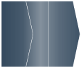Iris Blue Gate Fold Invitation Style E (5 1/8 x 7 1/8)