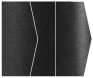 Black Silk Gate Fold Invitation Style E (5 1/8 x 7 1/8) - 10/Pk
