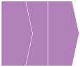 Grape Jelly Gate Fold Invitation Style E (5 1/8 x 7 1/8)