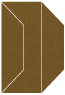 Eames Umber (Textured) Gate Fold Invitation Style F (3 7/8 x 9) - 10/Pk