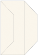 Textured Cream Gate Fold Invitation Style F (3 7/8 x 9)