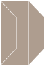 Pyro Brown Gate Fold Invitation Style F (3 7/8 x 9) - 10/Pk