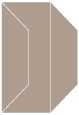 Pyro Brown Gate Fold Invitation Style F (3 7/8 x 9)