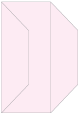Pink Feather Gate Fold Invitation Style F (3 7/8 x 9)