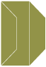 Olive Gate Fold Invitation Style F (3 7/8 x 9) - 10/Pk