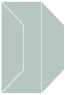 Dusk Blue Gate Fold Invitation Style F (3 7/8 x 9) - 10/Pk