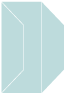 Textured Aquamarine Gate Fold Invitation Style F (3 7/8 x 9) - 10/Pk