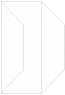 Deco (Textured) Gate Fold Invitation Style F (3 7/8 x 9) - 10/Pk