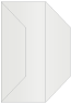 Silver Gate Fold Invitation Style F (3 7/8 x 9) - 10/Pk