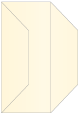 Gold Pearl Gate Fold Invitation Style F (3 7/8 x 9)