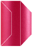 Pink Silk Gate Fold Invitation Style F (3 7/8 x 9) - 10/Pk