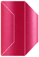 Pink Silk Gate Fold Invitation Style F (3 7/8 x 9)