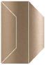 Pearl Silk Gate Fold Invitation Style F (3 7/8 x 9) - 10/Pk